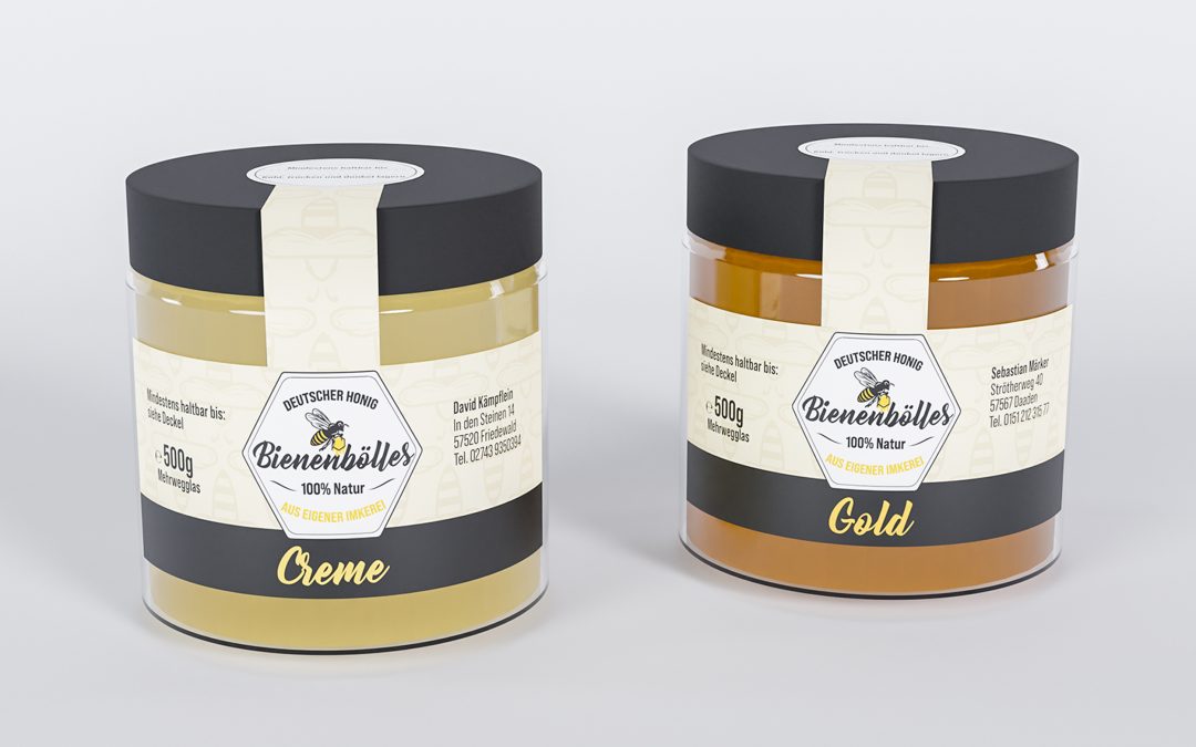 Label für private Imkerei