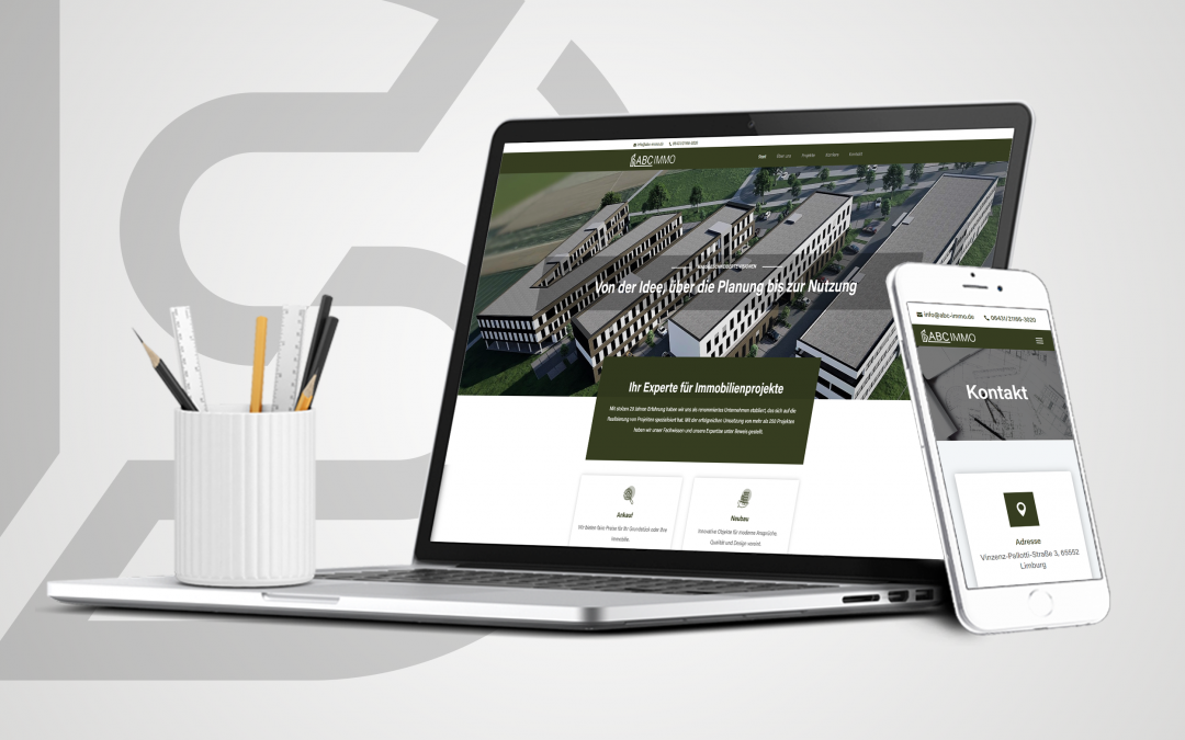Firmenauftritt für die ABC-Immo GmbH