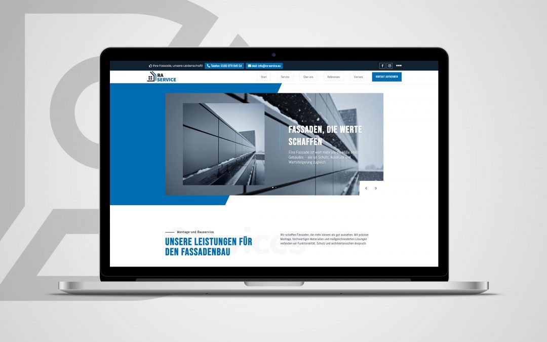 RA Service Corporate Site